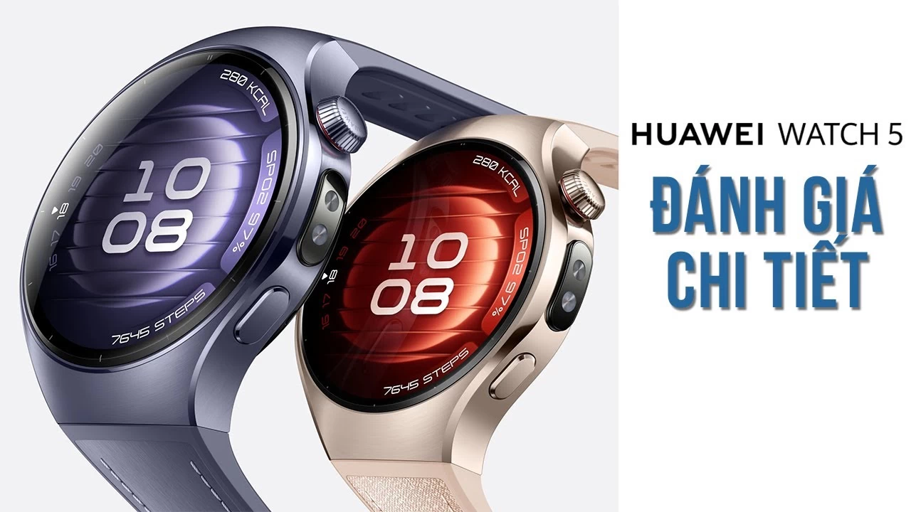 Đánh giá Huawei Watch 5: Liệu có phải smartwatch theo dõi sức khỏe hàng đầu trong năm 2025?